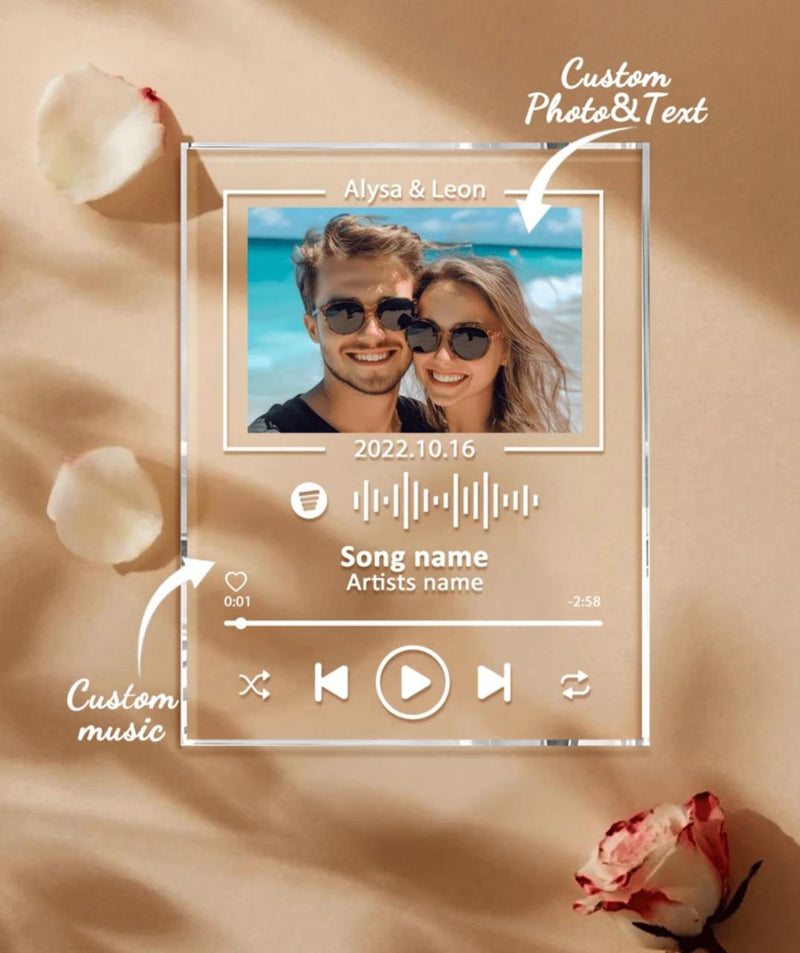 1pc Personalized Music Plaque