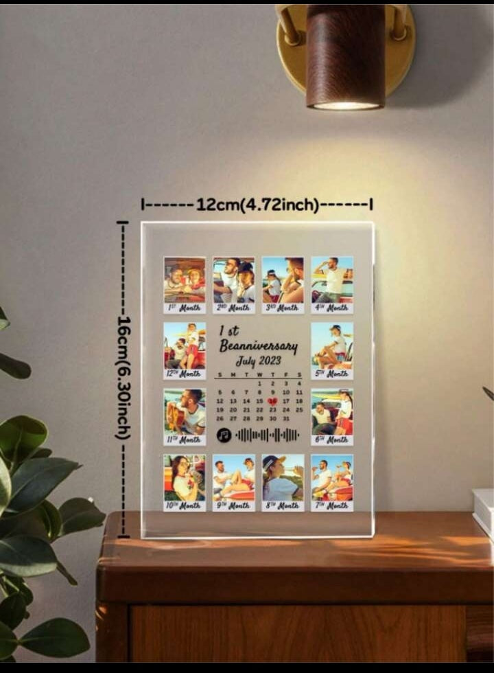 1pc Personalized Music Plaque