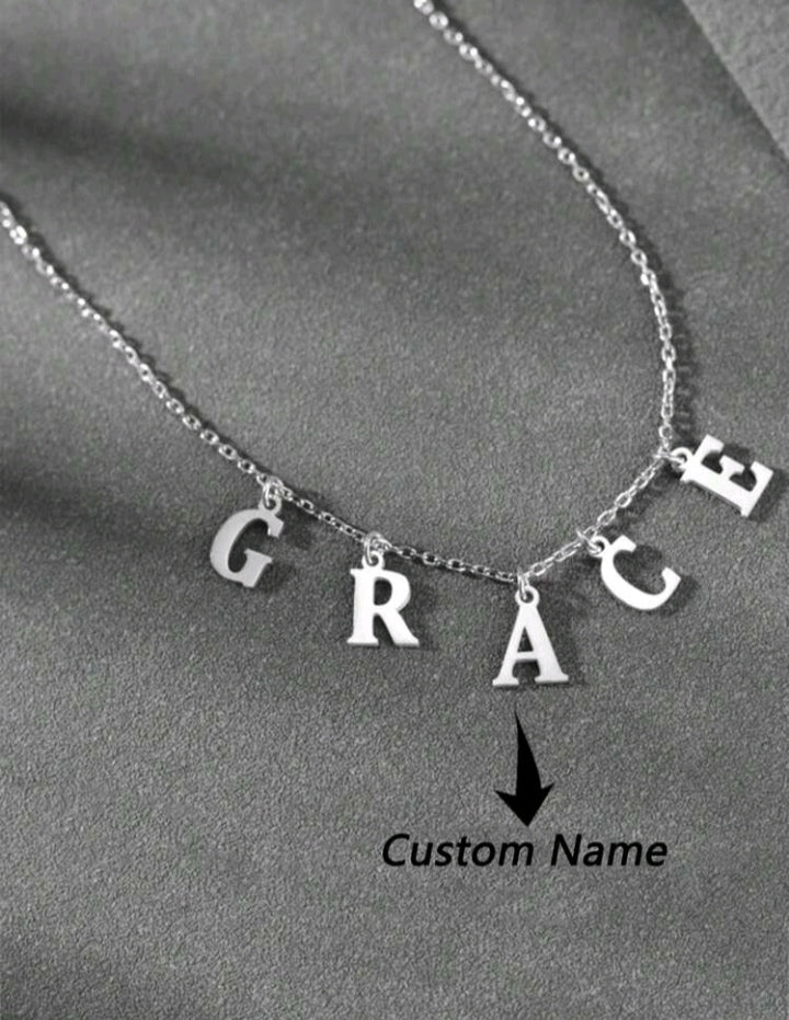Customized Letter Name Necklace